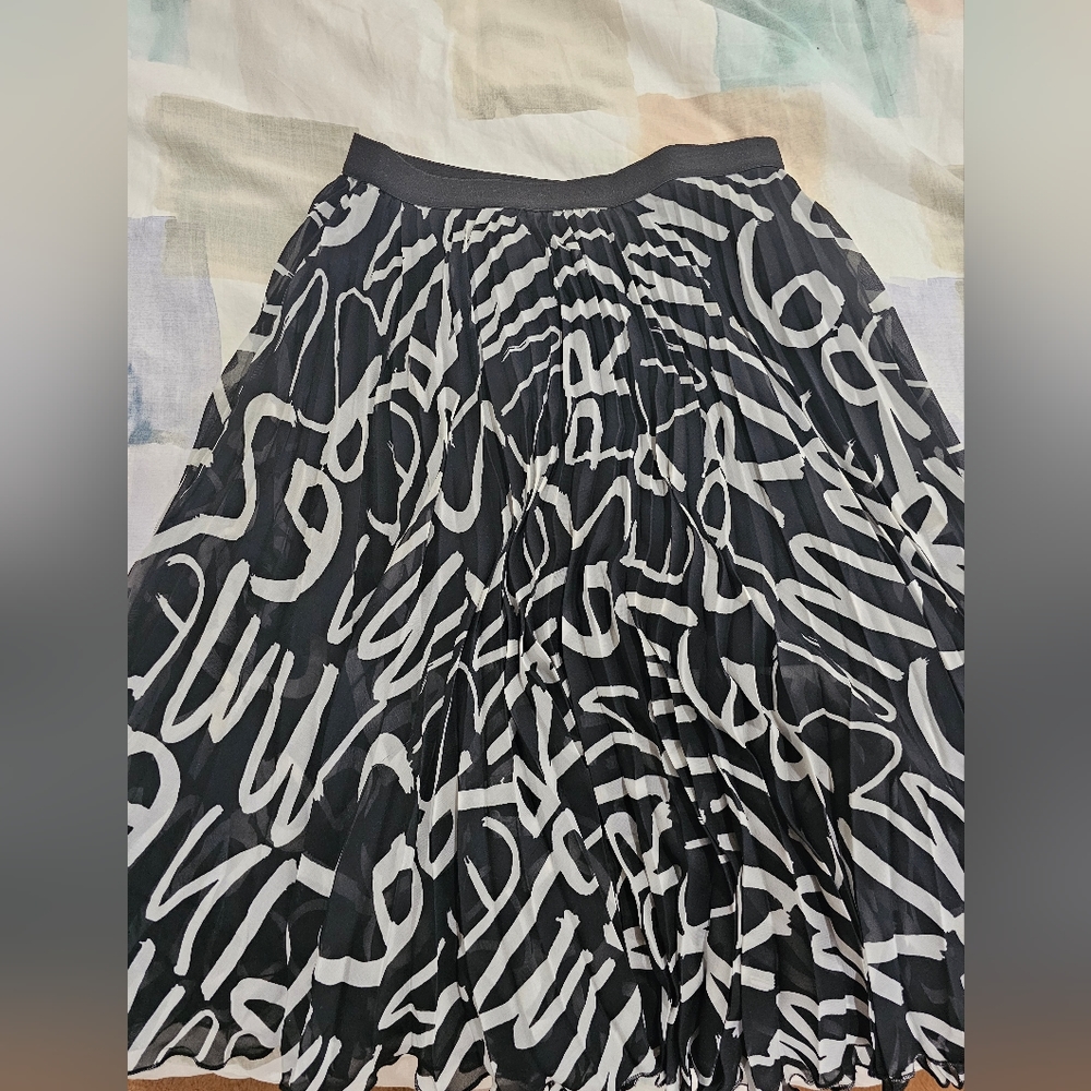 Topshop Midi Pleated Skirt